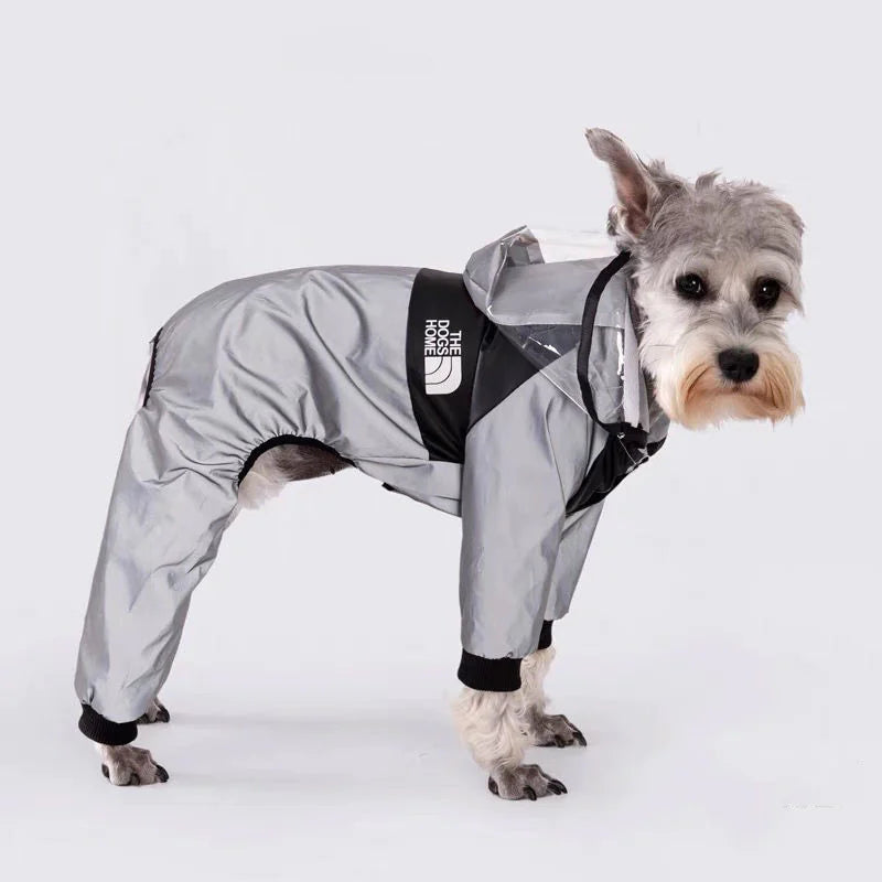 Reflektierender Regenmantel für Hunde