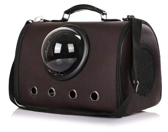 Transparente tragbare PU regensichere Haustiertasche