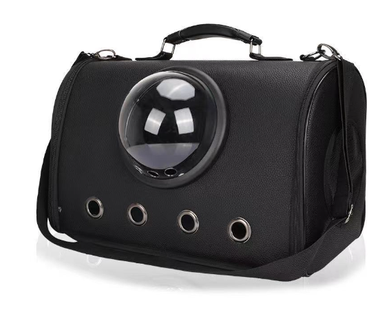Transparente tragbare PU regensichere Haustiertasche