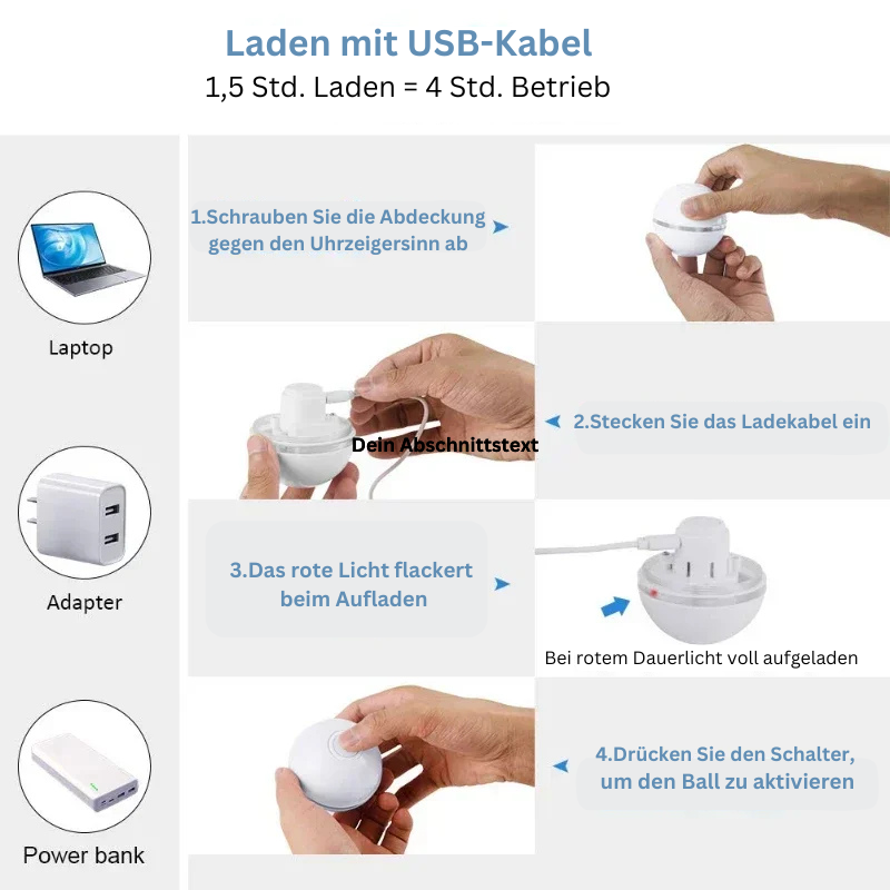 Interaktiver Spielball für Katzen