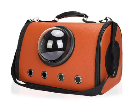 Transparente tragbare PU regensichere Haustiertasche
