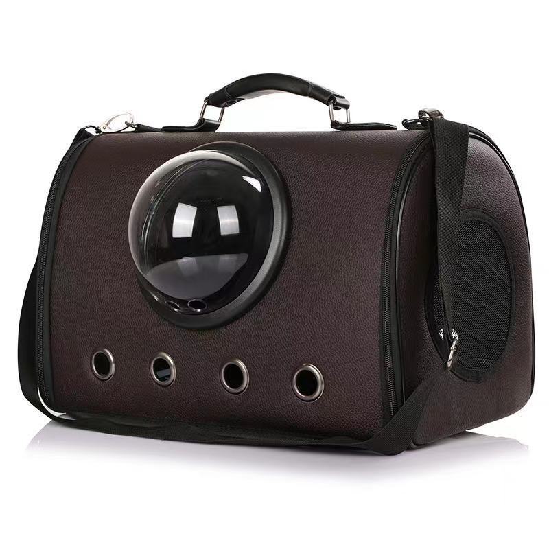 Transparente tragbare PU regensichere Haustiertasche