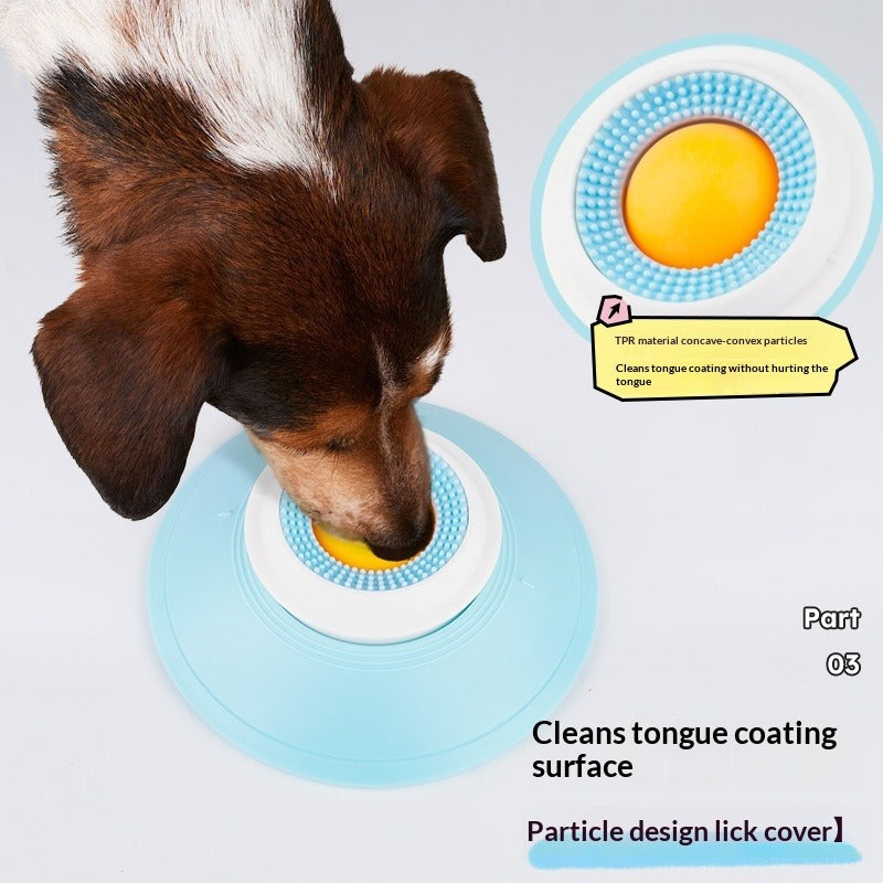 Hundesnack-Spender Leck-Schale Slow-Feeder