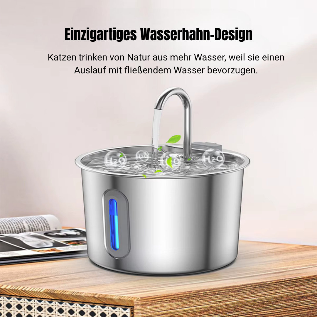 Flüsterleiser Trinkbrunnen - Wasserspender für Haustiere