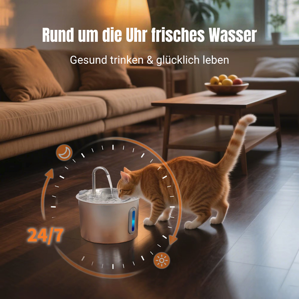 Flüsterleiser Haustier-Trinkbrunnen