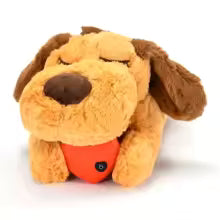 Hunde Baby Nela -  Beruhigungs-Plüschtier für Haustiere mit Herzschlag