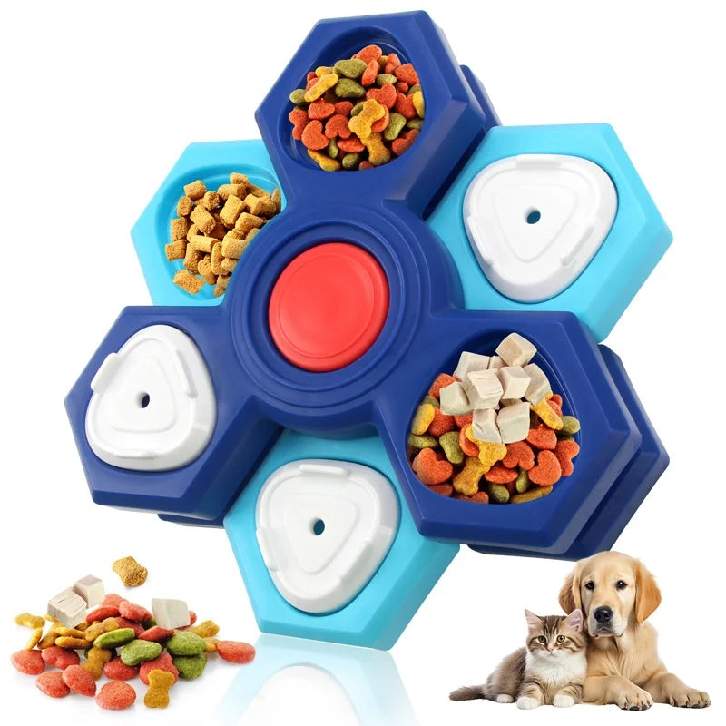 Leckerli Spender für Hunde - Puzzle Slow Feeder - Rätselspielzeug - IQ Trainer