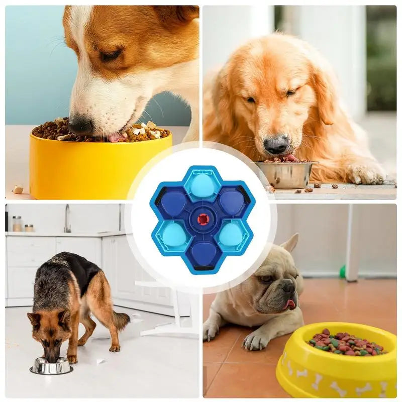 Leckerli Spender für Hunde - Puzzle Slow Feeder - Rätselspielzeug - IQ Trainer