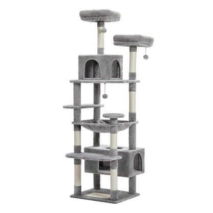 Katzenparadies - Mehrstöckiger Luxus Kletterturm für Hauskatzen