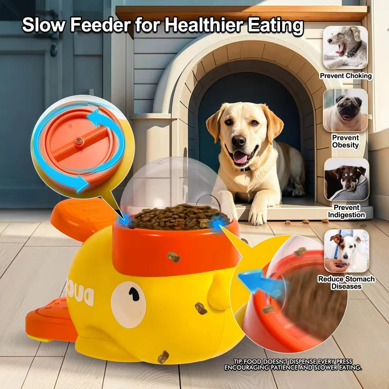 Interaktive Puzzle-Hunde-Futtermaschine mit rutschfester Unterseite