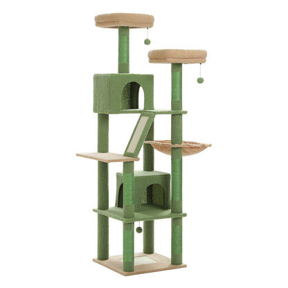 Katzenparadies - Mehrstöckiger Luxus Kletterturm für Hauskatzen