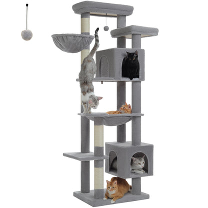 Katzenparadies - Mehrstöckiger Luxus Kletterturm für Hauskatzen