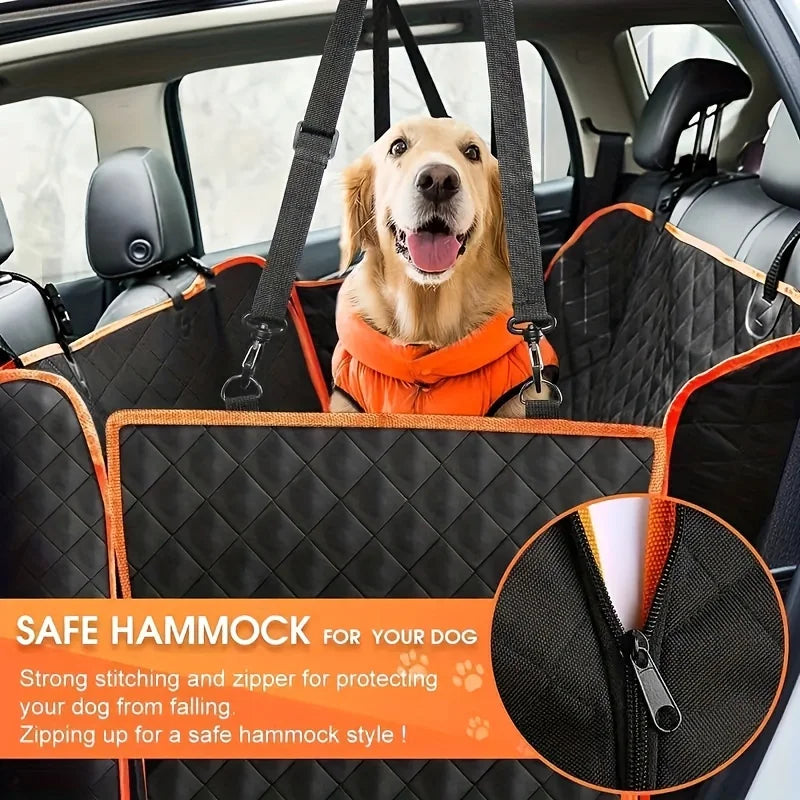 4-in-1 Premium Wasserdichte Autositzabdeckung für Hundetransport