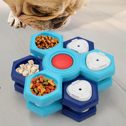 Leckerli Spender für Hunde - Puzzle Slow Feeder - Rätselspielzeug - IQ Trainer