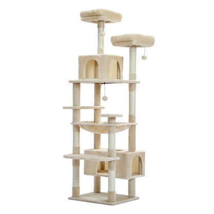 Katzenparadies - Mehrstöckiger Luxus Kletterturm für Hauskatzen