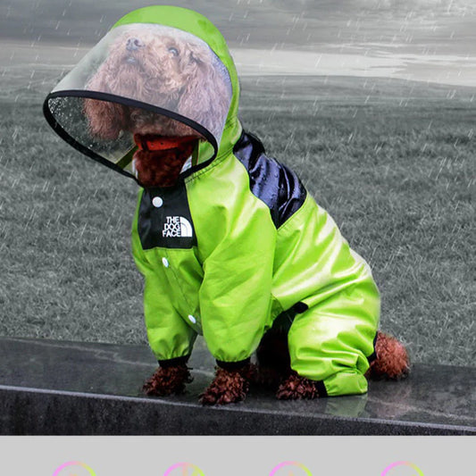 Reflektierender Regenmantel für Hunde