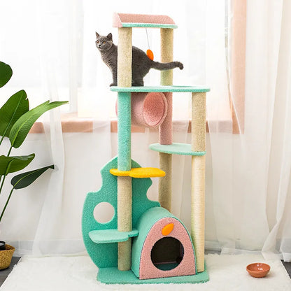 Großer Katzen Kletter- und Kratzbaum