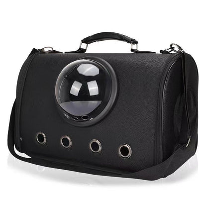 Transparente tragbare PU regensichere Haustiertasche