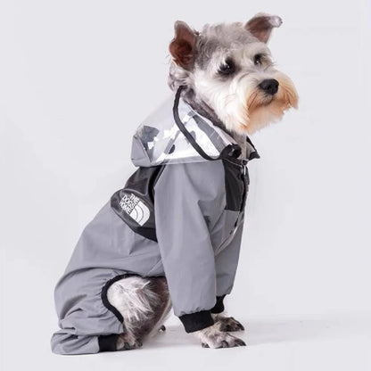 Reflektierender Regenmantel für Hunde